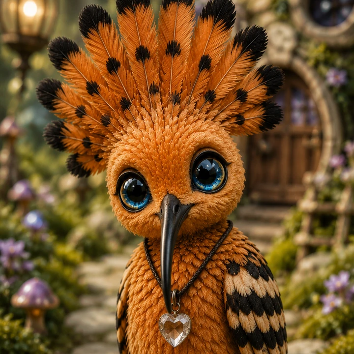 Maggie, the hoopoe Cutie
